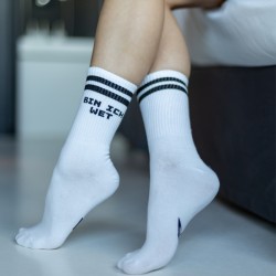 „Feg mich weg“ Socks weiß