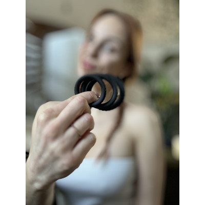 3er Set C*ckringe - groß