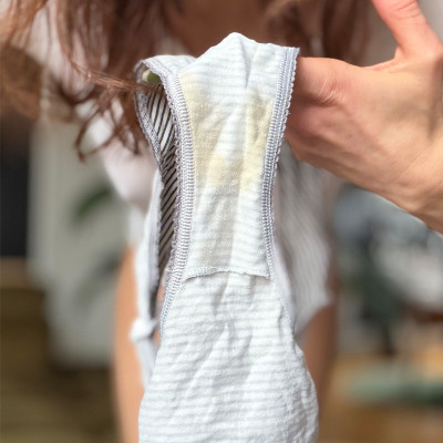 Verfärbter Slip